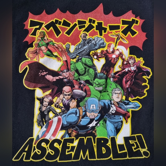 🌟2/$30 Sale!Mix & Match🌟 Marvel The Avengers Anime Style T-Shirt - Picture 3 of 6